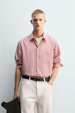 STRIPED FLOWING SHIRT - Zara фото 2