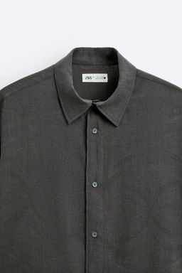 LYOCELL BLEND JACQUARD SHIRT - Zara фото 8