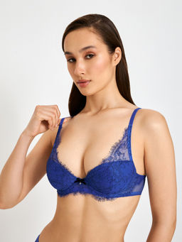 31204111137 Бюстгальтер T-Shirt Demi жен. Ginly синий - Infinity Lingerie фото 2