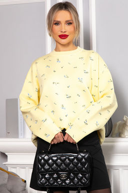 Свитер оверсайз Анита (лимонный) Б14758-1М