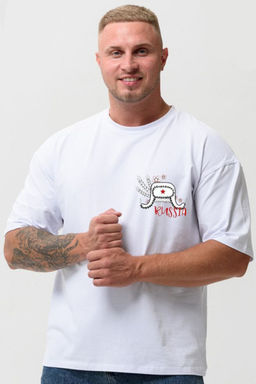 8579 футболка оверсайз мужская