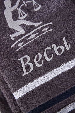 14418/10 Знаки зодиака полотенце махровое плотность 350гр