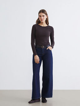 Bisiklet Yaka Kad?n Ti??rt