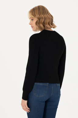 Женский черный свитер с круглым вырезом Неожиданная скидка в корзине - U.s. polo assn фото 12