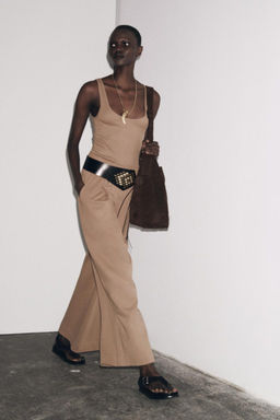 WIDE-LEG TROUSERS - Zara фото 9