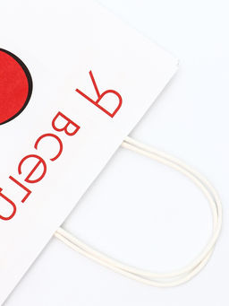 Цена за 2 шт. Пакет подарочный крафт "Я всегда рядом" 21 х 11 х 27 См