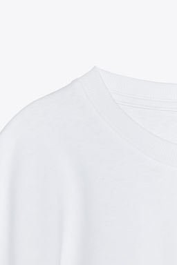 WASHED CAP SLEEVE T-SHIRT - Zara фото 28