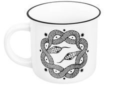 Кружка 400 мл 13*9,5*8,8 см Созвездие змеи белая, NEW BONE CHINA - Elan gallery фото 5