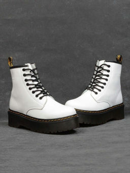 01-B6020-2 WHITE Ботинки демисезонные женские (натуральная кожа) - Фабричный китай фото 28