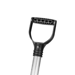 Лопата д/снега из полик-та "Эконом" 446х357мм (с черенком) М7827