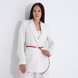 Ремень женский, ширина 1 см, пряжка металл, цвет красный - Simaland фото 3