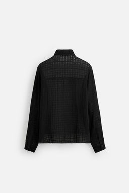 JACQUARD LINEN/COTTON SHIRT - Zara фото 9