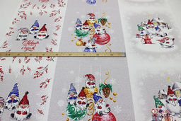 Рогожка Маленькие волшебники, ш.1.5м, хлопок-100%, 165гр/м.кв, раппорт 64см - Купава фото 2