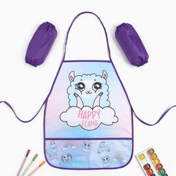 Фартук с нарукавниками детский Этель Лама, 49 х 39 см  фото 6