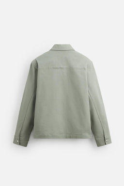 RELAXED FIT ZIP-UP OVERSHIRT - Zara фото 26