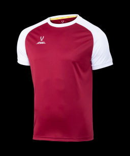 Футболка игровая JOGEL CAMP Reglan Jersey, гранатовый/белый, детский