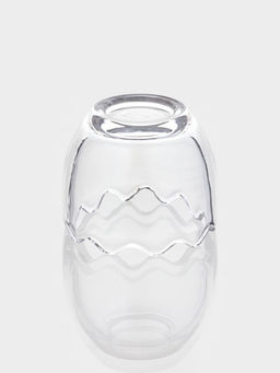 Конфетница Яйцо, 170 мл, 8.3?11.5 см, стекло, прозрачная