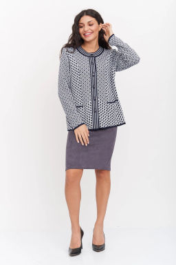 ЗЛАТА Жакет М 3156/синий