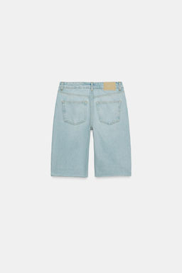 BERMUDA Z1975 DENIM TIRO MEDIO / Azul claro - Zara фото 8