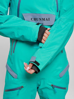 Горнолыжный комбинезон женский зимний зеленого цвета 2323Z - Mtforce фото 14