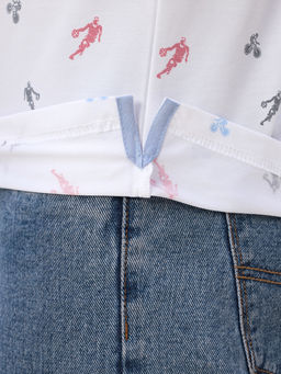 Футболка мужская короткий рукав GREG G145-PP4T-LT1857 (белый)  фото 3