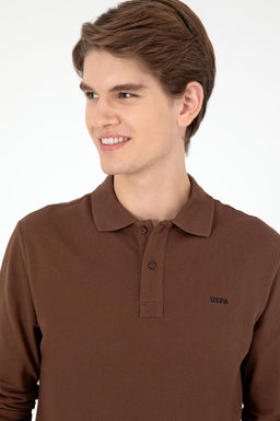 Мужской коричневый базовый свитшот Неожиданная скидка в корзине - U.s. polo assn фото 2