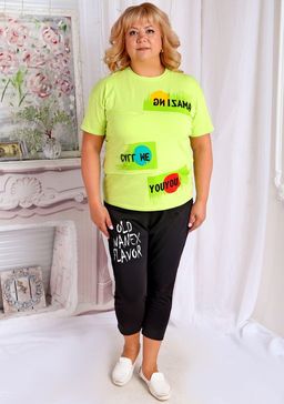 Футболка Милора салатовая