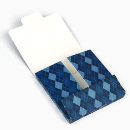 Цена за 5 шт. Коробка для шоколада квадратная Мужской, 10.2?10.2?1.4 см