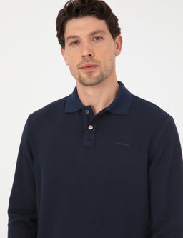 Lacivert Regular Fit Sweatshirt - Pierre cardin фото 2