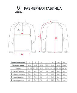 Джемпер тренировочный JOGEL PREMIER PerFormDRY Training 1/4 Zip Fleece Top, красный  фото 10