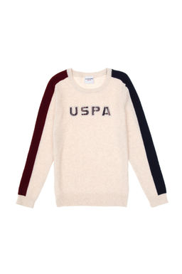 Erkek _ocuk Krem Melanj Kazak Sepette S_rpriz _ndirim - U.s. polo assn фото 2