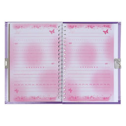 Записная книжка подарочная на замочке, А6+,50 листов, линия, Цветы, МИКС - Calligrata фото 6