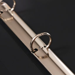 Папка на 4 кольцах А3, Calligrata TOP, 27 мм, 800 мкм, горизонтальная, чёрная