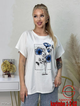 Женская футболка с принтом