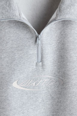 Sudadera con media cremallera Loose Fit - H&m фото 5