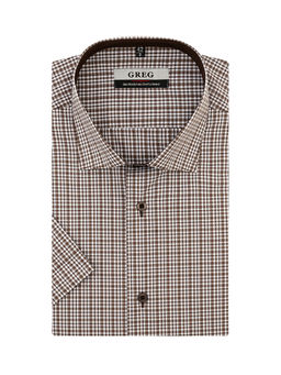 Сорочка мужская короткий рукав GREG 555/109/1100/Z/1p  фото 2