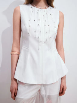 Приталенный жилет с баской ZR2605022501-1 / Zarina