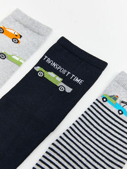 Desenli Erkek ?ocuk Soket ?orap 5li - Waikiki фото 2