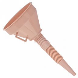 Воронка пластмассовая для технических жидкостей д14см h33,5см, с гофрированным удлинителем, с ручкой, цвета в ассортименте: синий, пудровый; светло-серый (Китай)