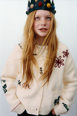 CARDINGAN WITH EMBROIDERY - Zara фото 6