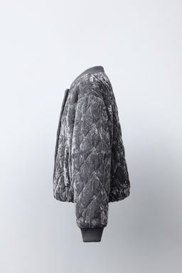 JEWEL VELVET BOMBER JACKET - Zara фото 3