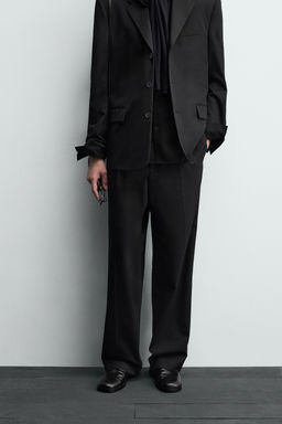 LIMITED EDITION PLEATED SUIT TROUSERS - Zara фото 2