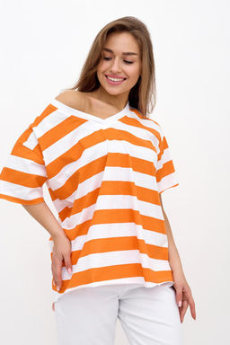 Футболка женская в полоску Фурор