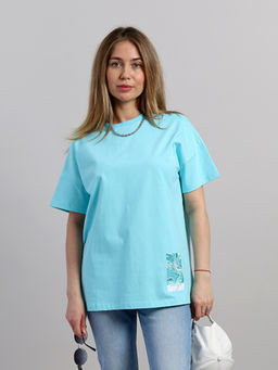 CRB wear/CSSW 60389-49 Футболка женская,светлая бирюза/Ex.Cherubino