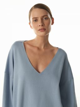 Conso/KPL 230712 - blue-grey Пуловер женский