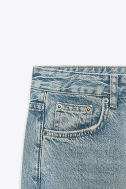 ZW COLLECTION RELAXED MID-WAIST JEANS - Zara фото 6