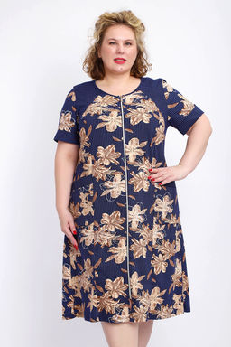 Халат 004 домашний на молнии