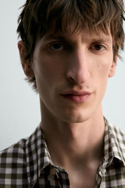 CAMISA CUADROS RAMIO - SEDA LIMITED EDITION / Verde medio - Zara фото 6