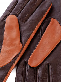 Перчатки женские ш/п F-IS0065 cork/d.brown - Eleganzza фото 5