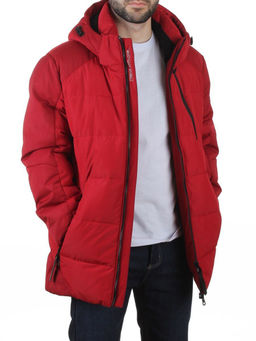 6702 BURGUNDY Куртка мужская зимняя (200 гр. холлофайбер)